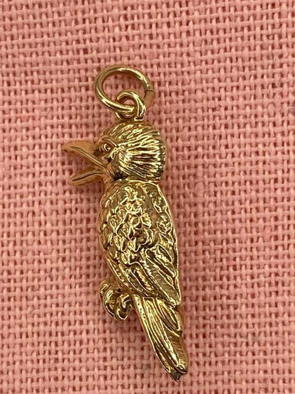 Vintage 9ct Gold Kookaburra charm