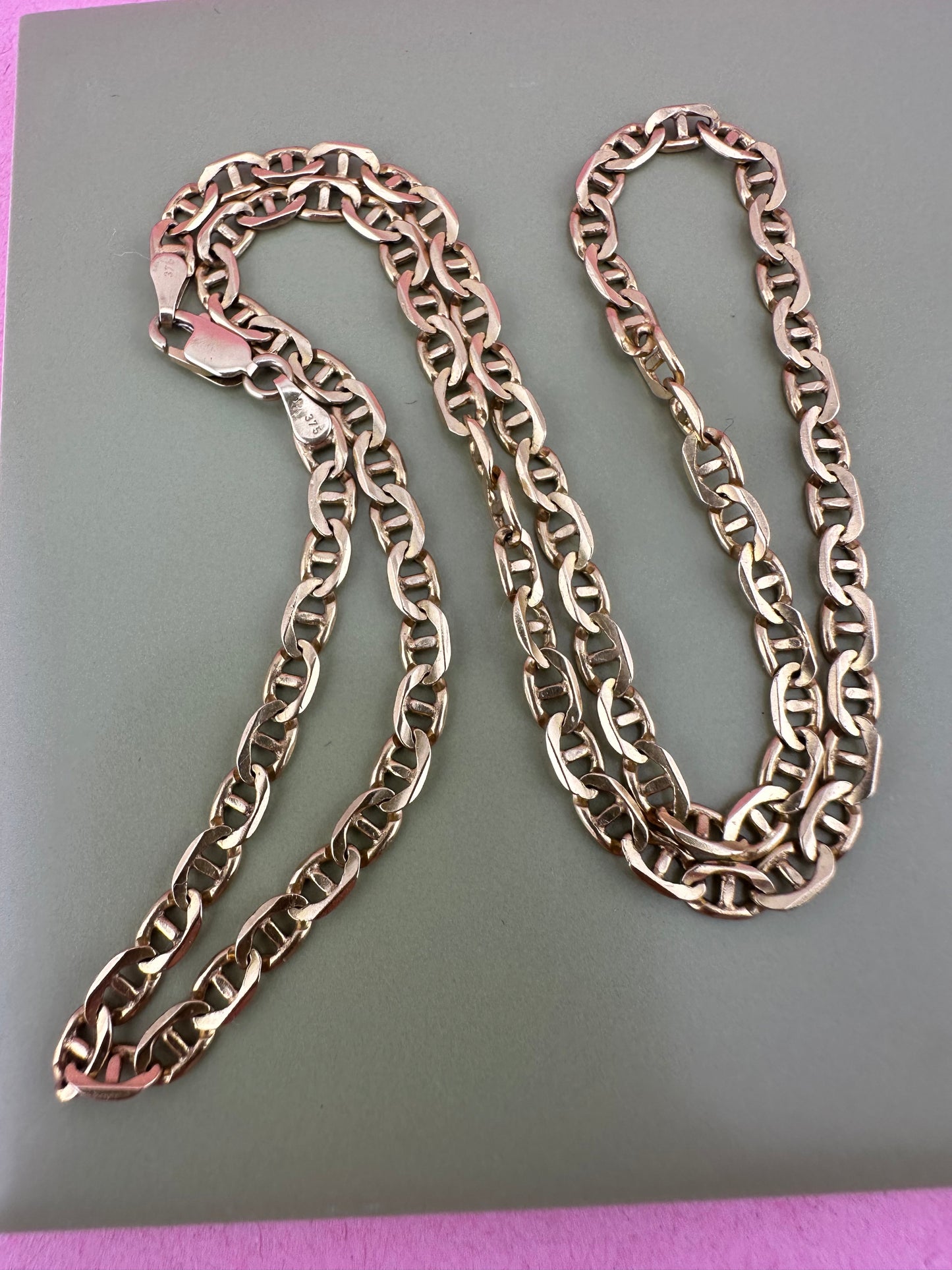Vintage 9ct Gold Mariner chain