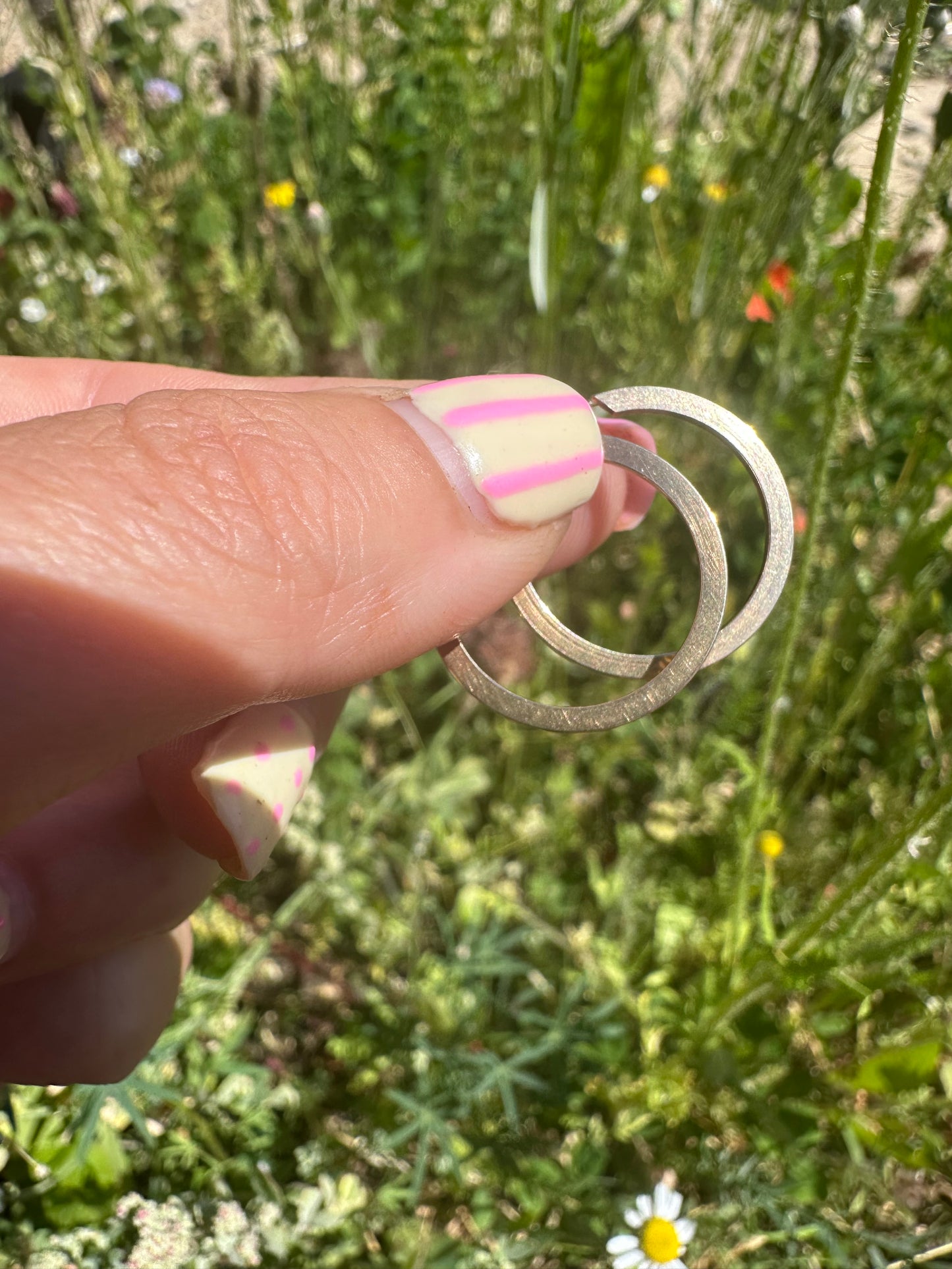 Vintage 9ct gold Round Hoops