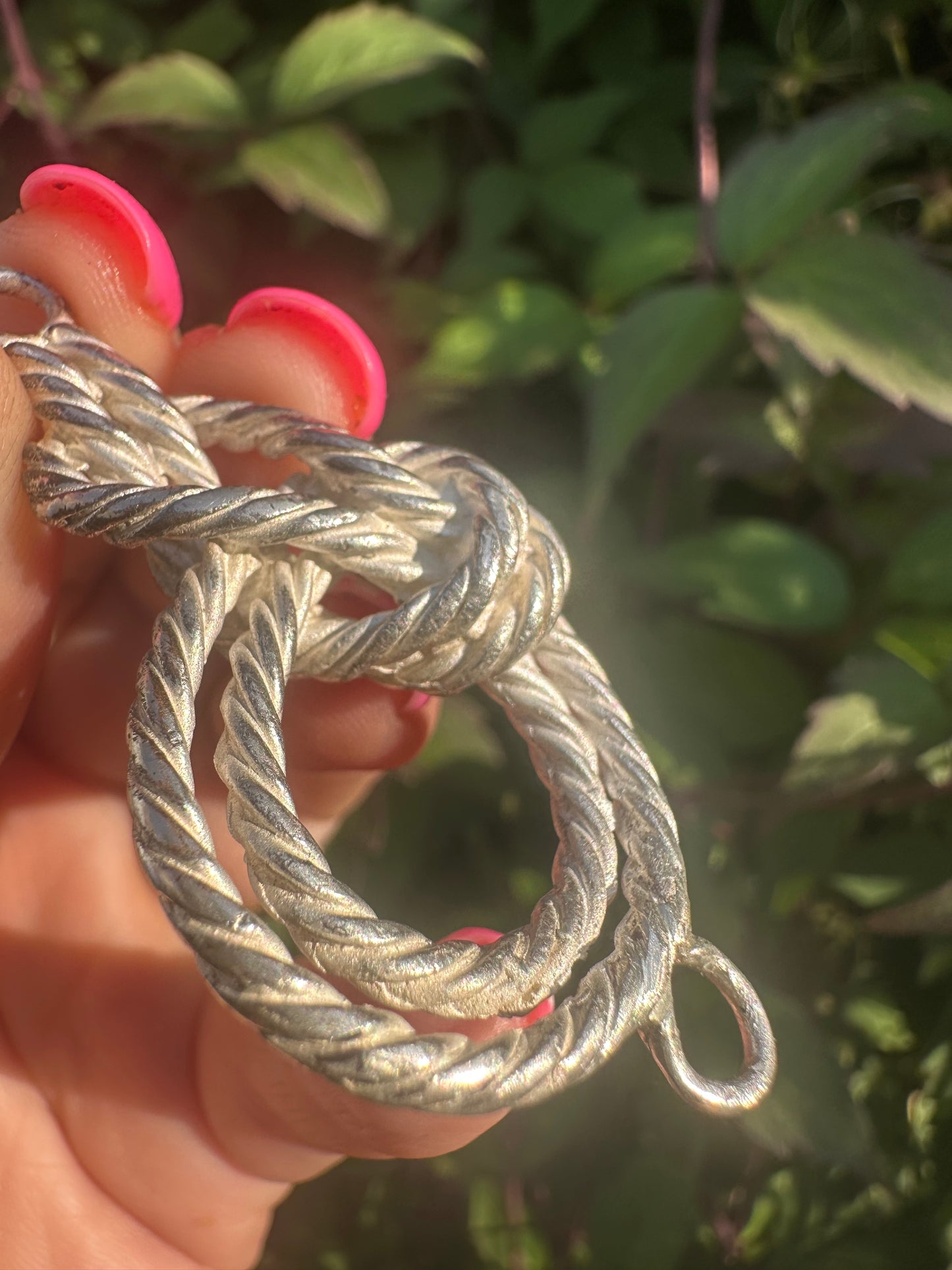 Sterling Silver Knot Claspless extender