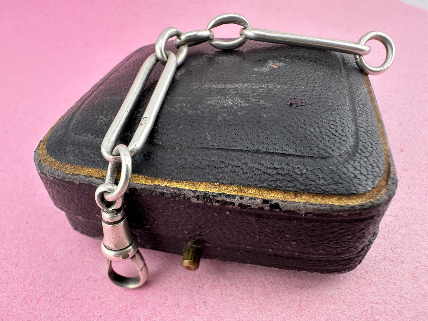 Sterling Silver Trombone Extender with dog clip