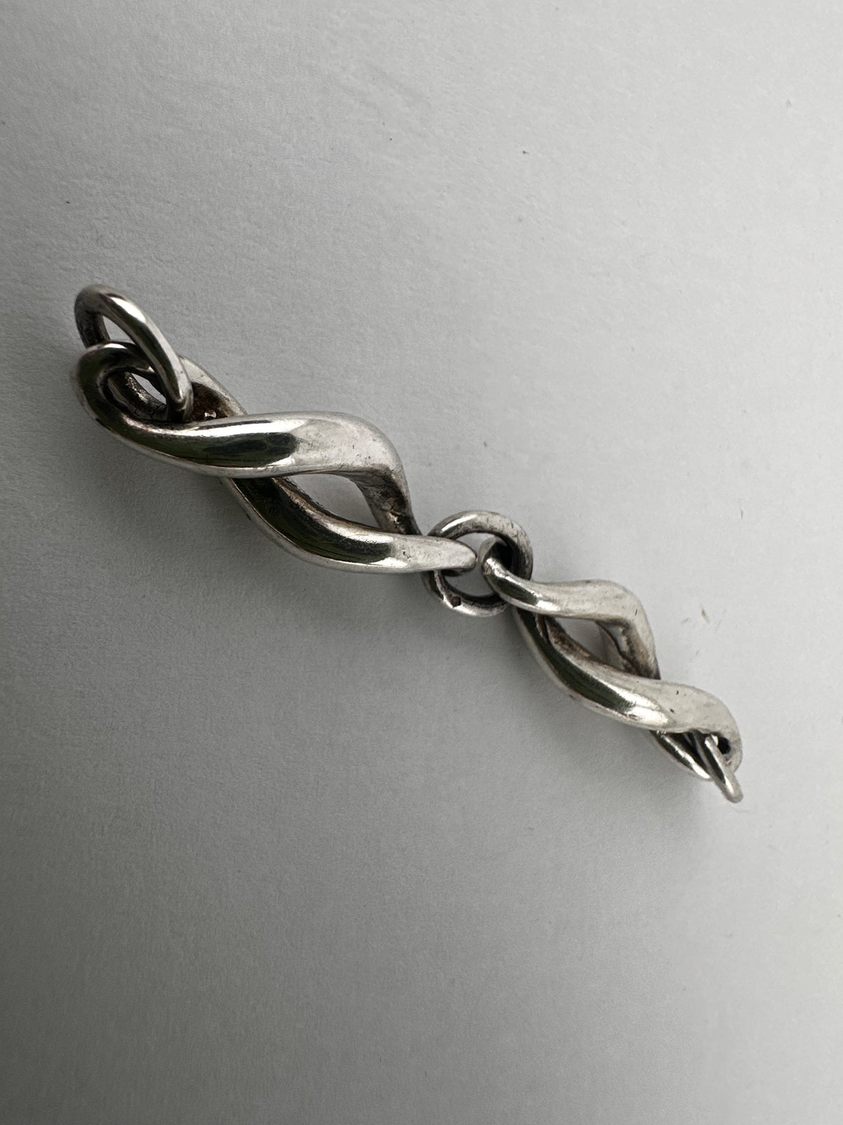 Sterling Silver twist extender- no clasps