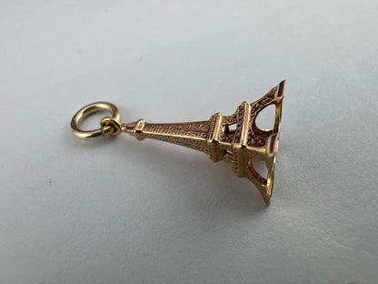 14ct Eiffel Tower charm