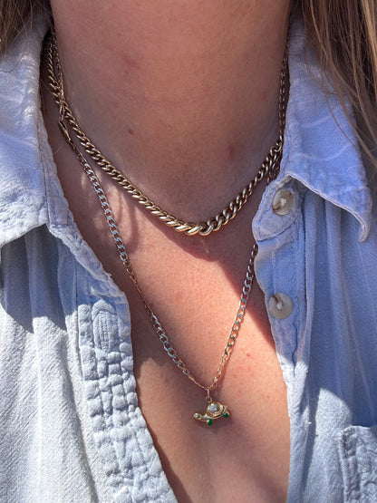 9ct Gold Enamelled Tortoise charm