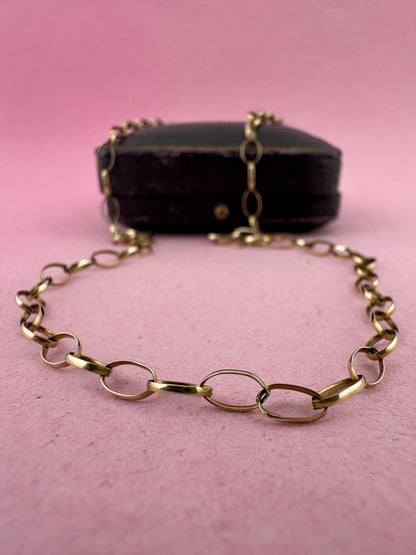 Vintage 9ct Gold Belcher chain
