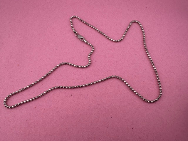 Sterling Silver ball chain