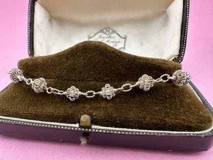Sterling silver Bauble Link bracelet