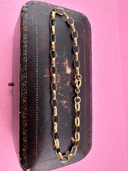 9ct Gold Biker Belcher bracelet