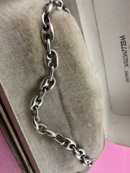 950 silver puffy mariner bracelet