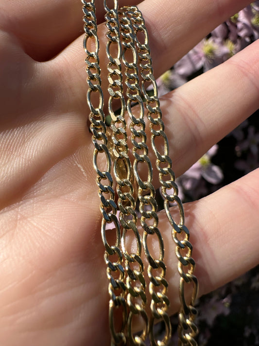 Vintage 14ct Figaro Chain