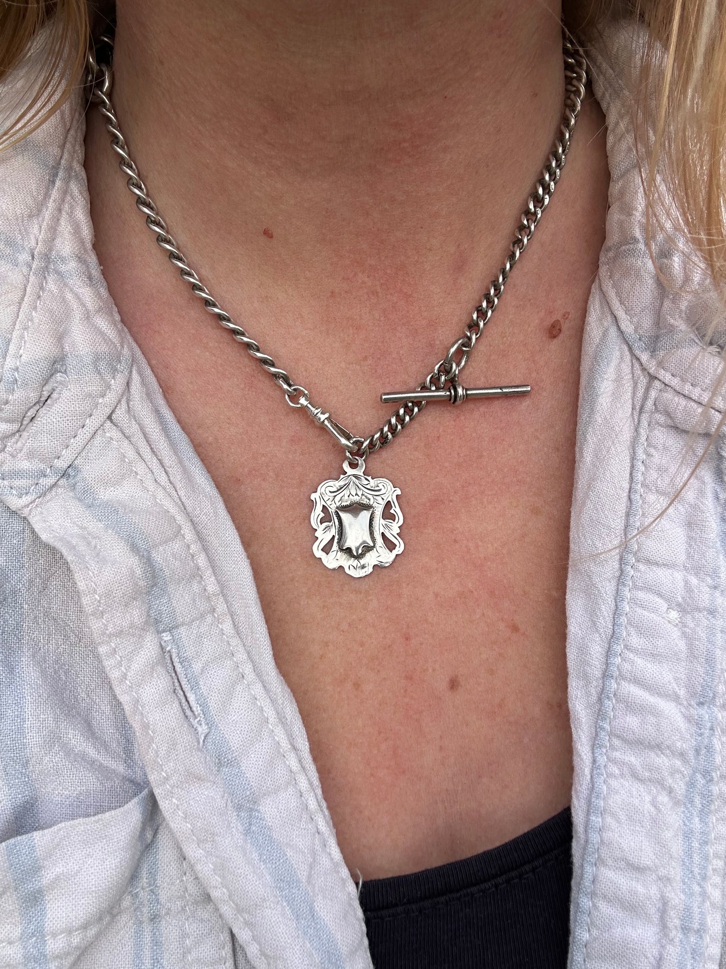 Sterling Silver Curb extender