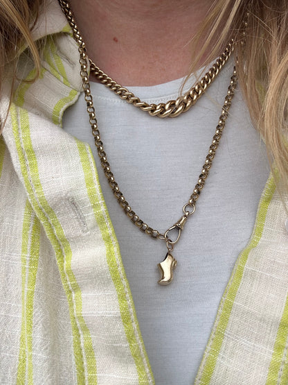 Vintage 9ct Gold Clog charm