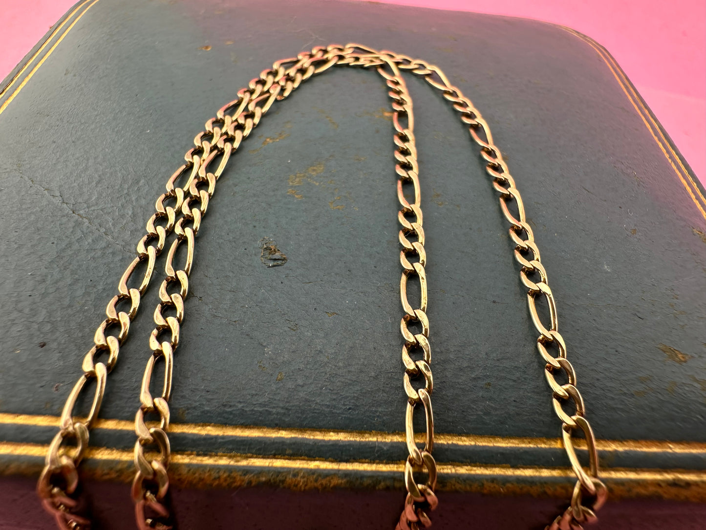Vintage 9ct Gold Figaro chain