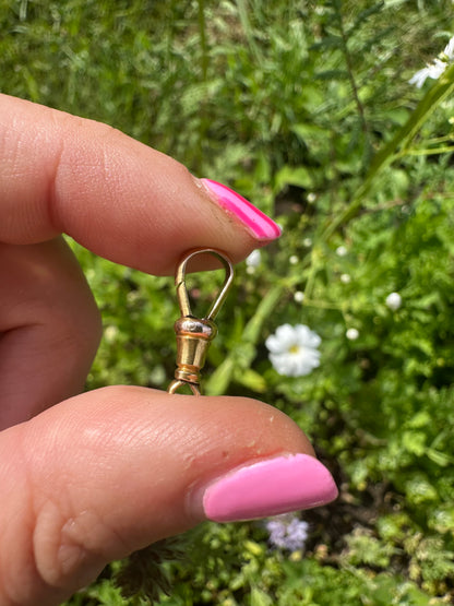 Antique 9ct Gold Dog clip