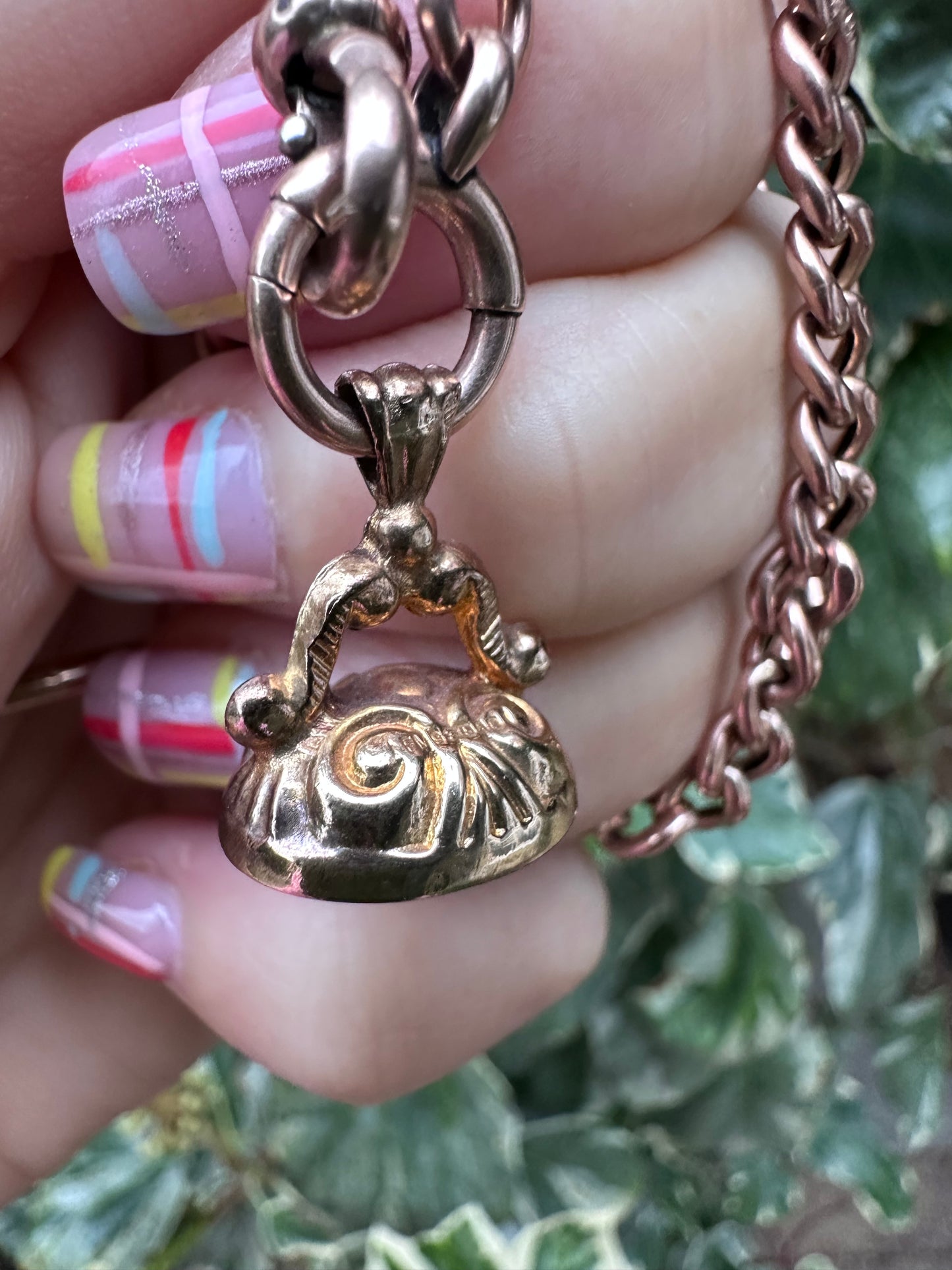 Antique 9ct Yellow Gold Fob