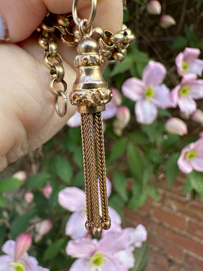 Antique 9ct Gold Tassel pendant