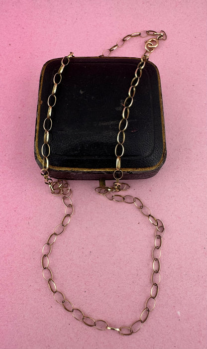 Vintage 9ct Gold Belcher chain