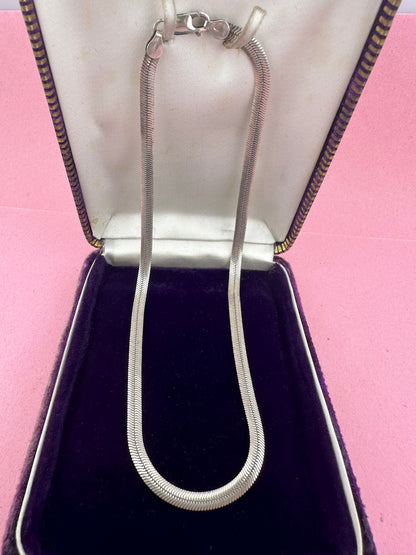 Sterling Silver Flat Herringbone chain