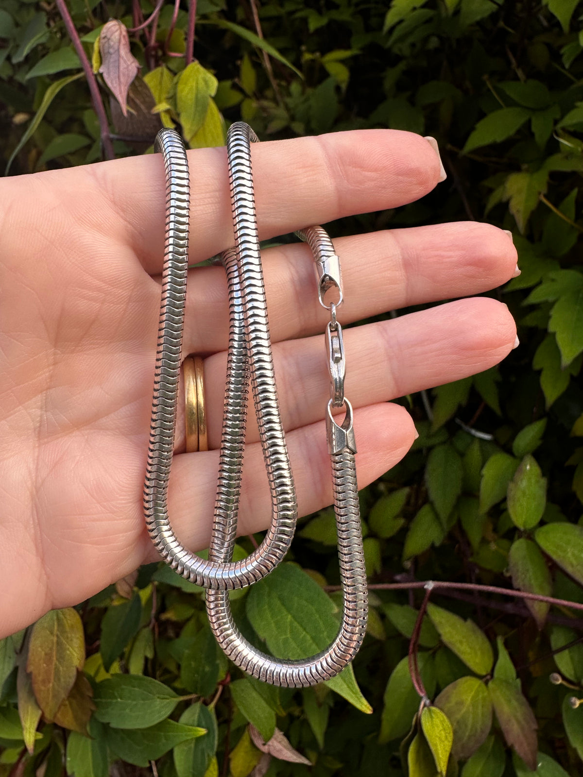 Sterling Silver Chunky Snake chain
