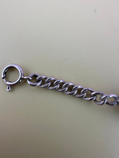 Sterling Silver Spinner Extender with spring ring clasp.