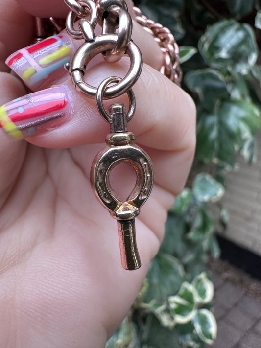 Antique 9ct Gold Cased Horseshoe Watch key fob