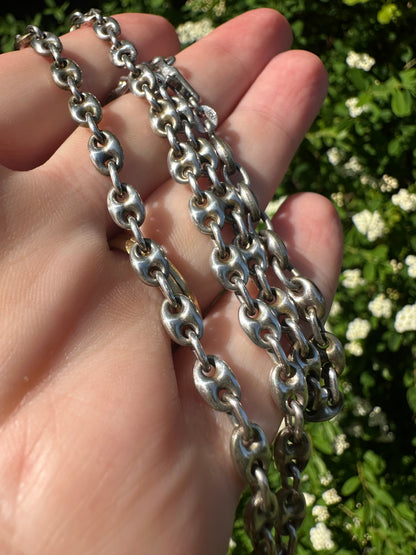 950 Silver Puffy Mariner Chain