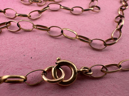 Vintage 9ct Gold Belcher chain