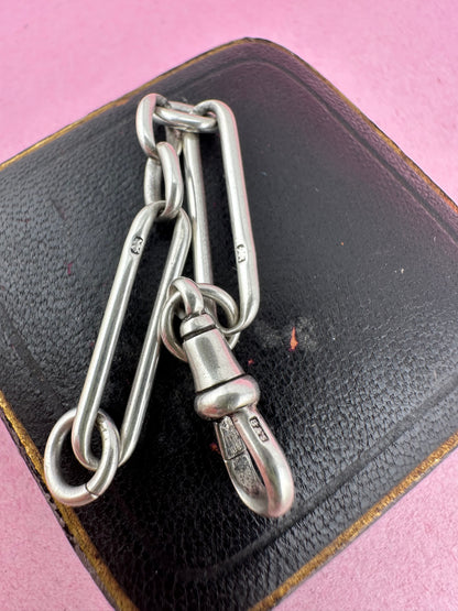 Sterling Silver Trombone Extender with dog clip