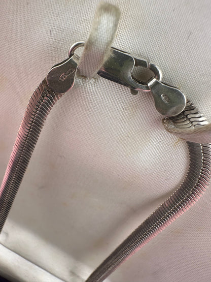 Sterling Silver Flat Herringbone chain