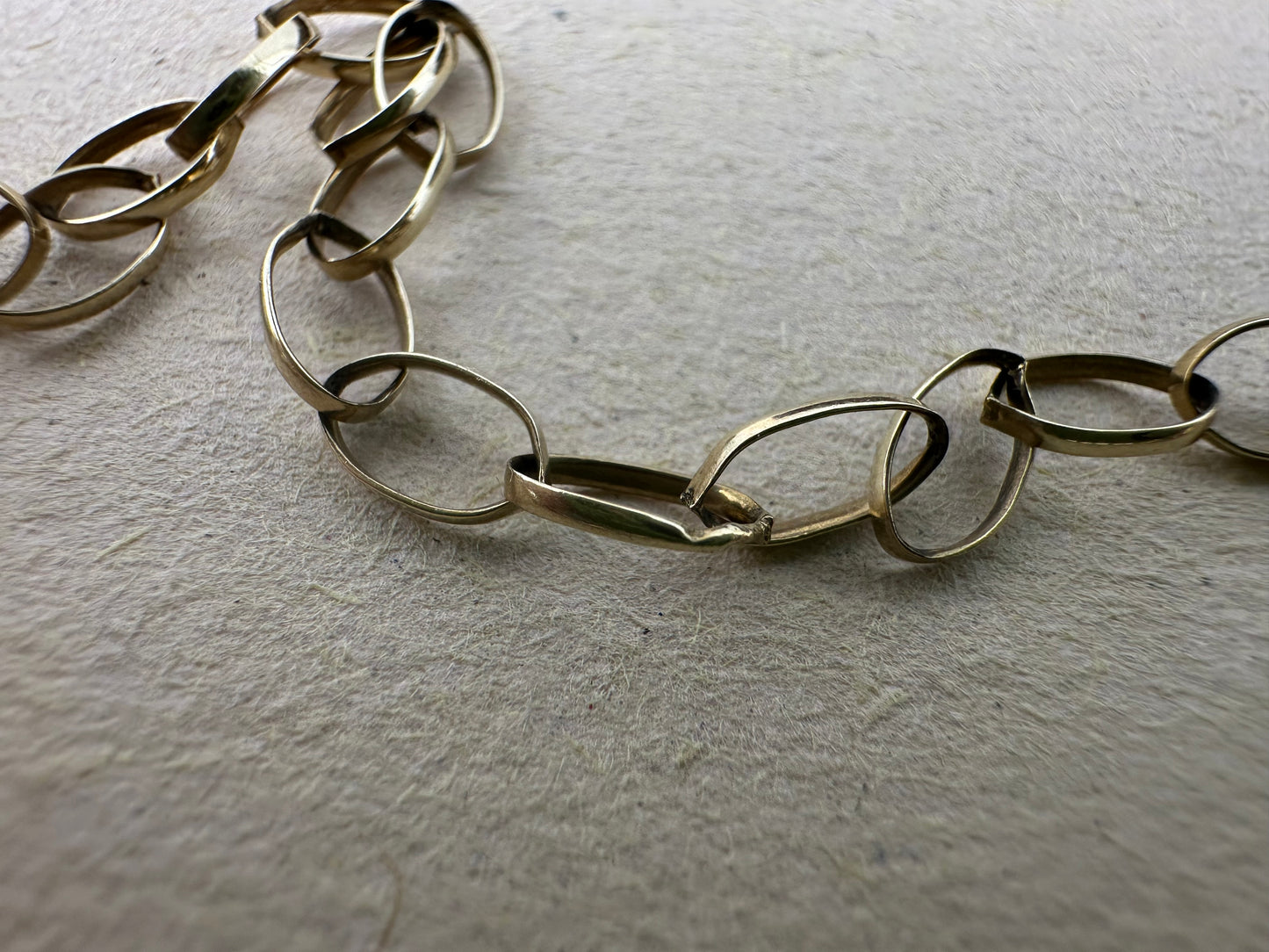 Vintage 9ct Gold Belcher chain