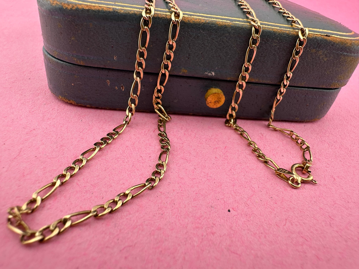 Vintage 9ct Gold Figaro chain