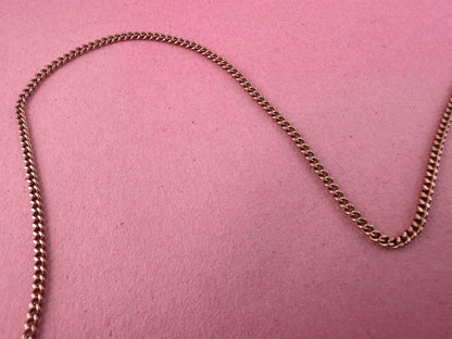 Vintage UnoAerre 9ct Rose Gold Curb chain