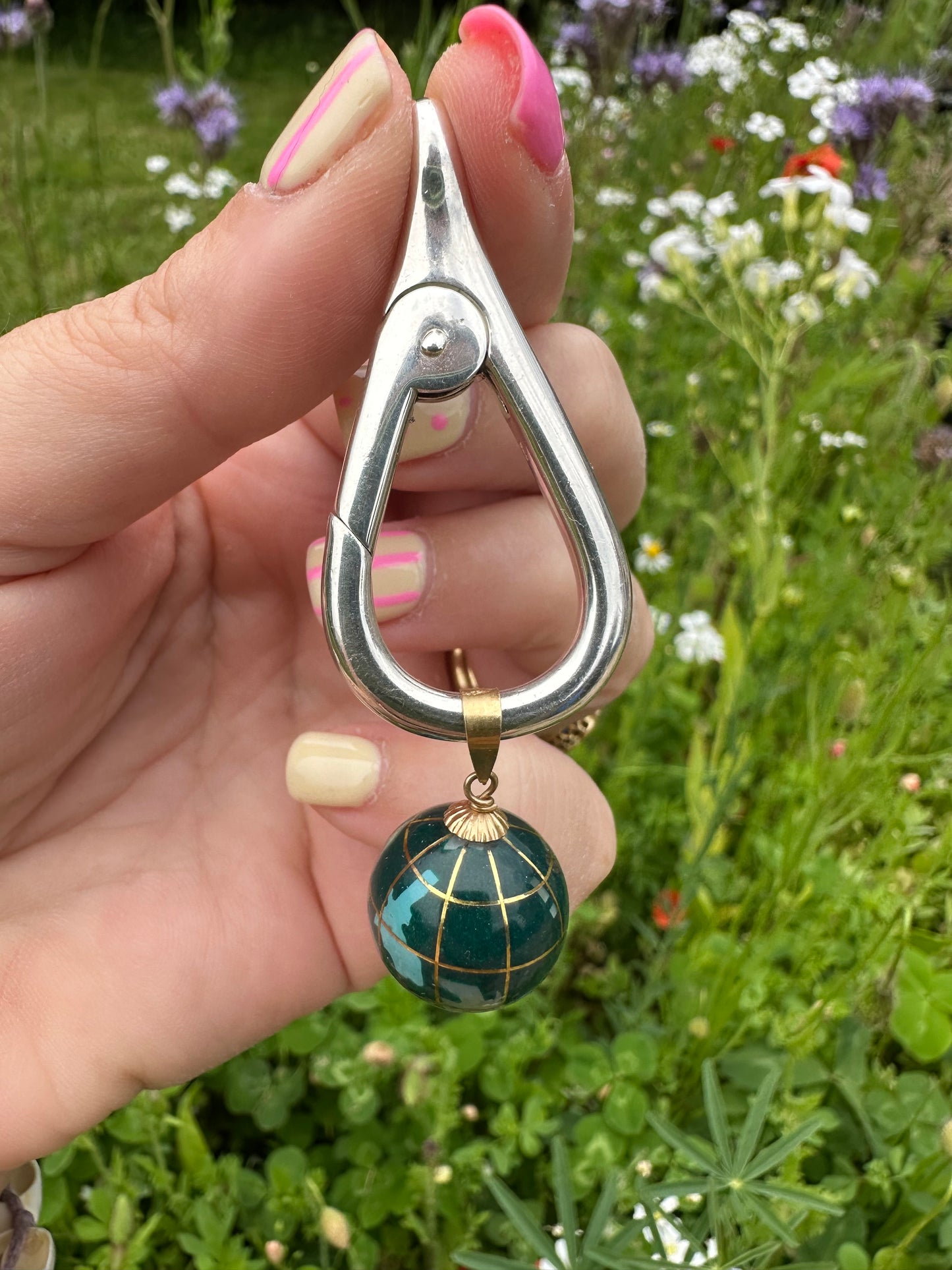 Sterling Silver Carabiner connector