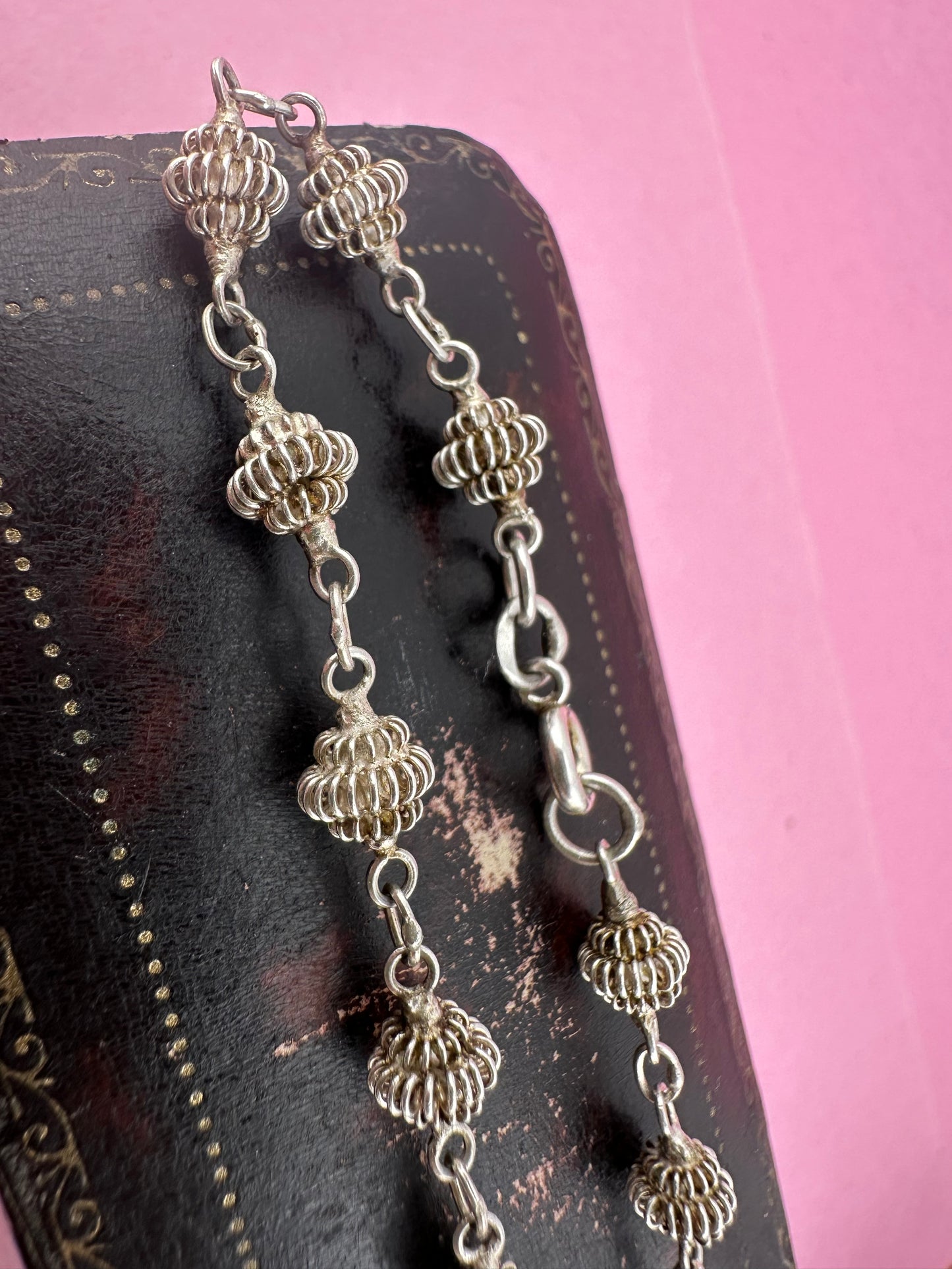 Sterling silver Bauble Link bracelet