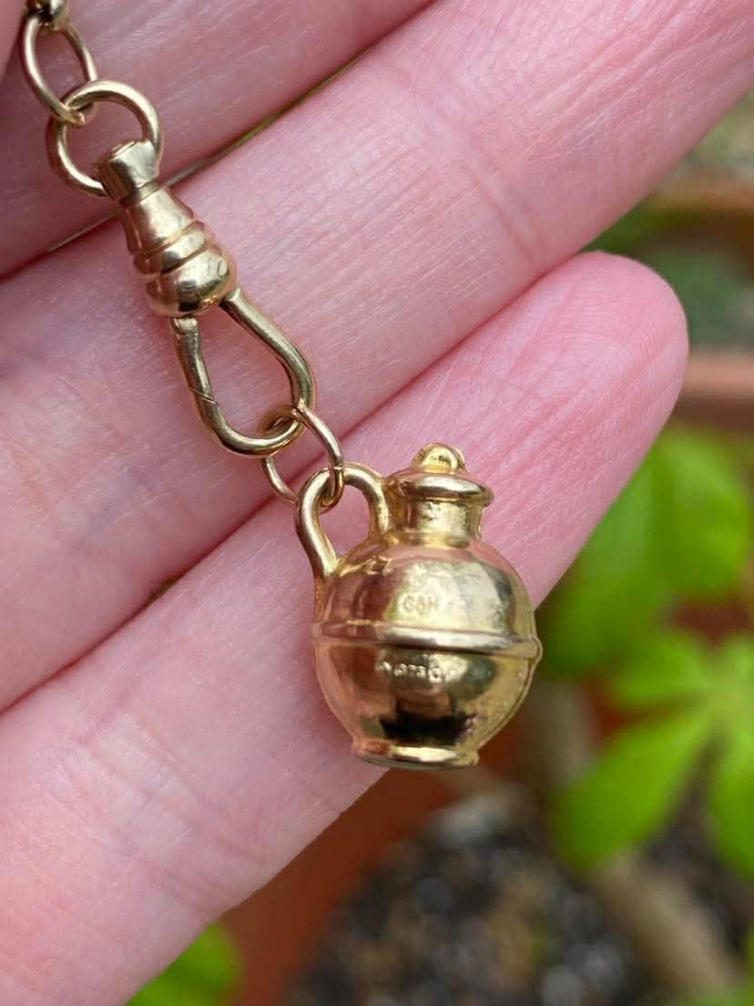 Vintage 9ct Gold Jug Charm