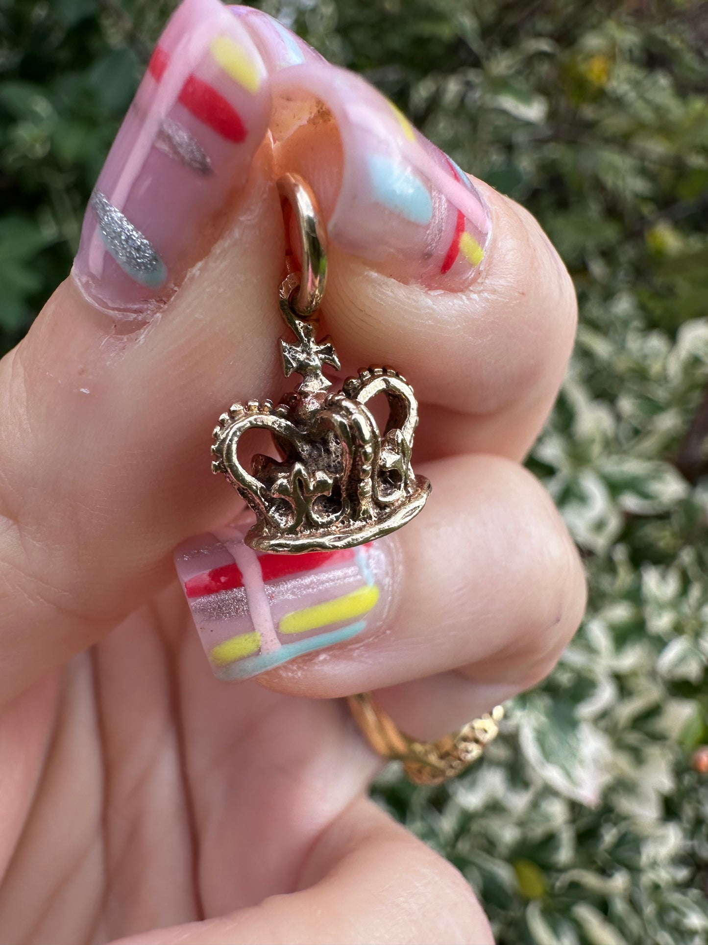 9ct Gold Crown Charm