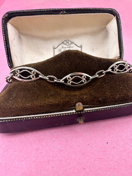Sterling Silver filigree Bracelet