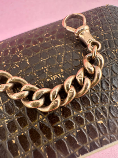 Antique 9ct Rose gold extender