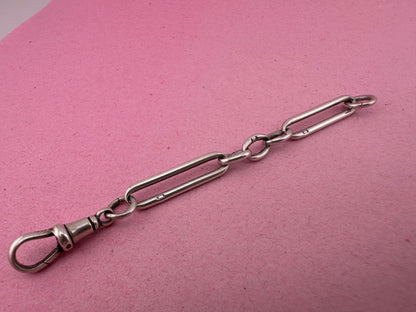 Sterling Silver Trombone Extender with dog clip