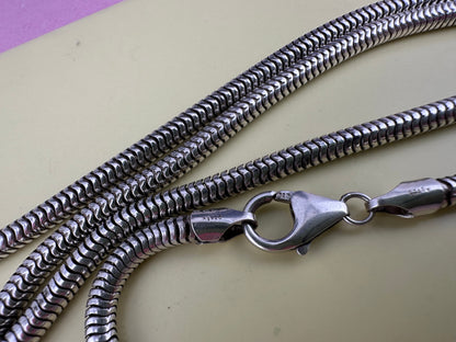 Sterling Silver Chunky Snake chain