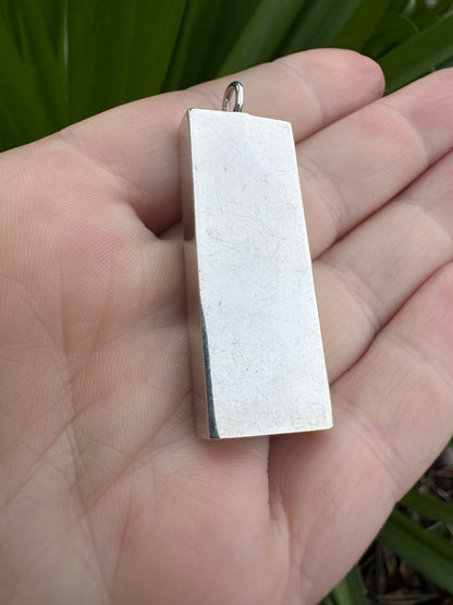 Silver Ingot Pendant 1978