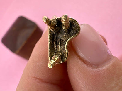 Vintage 9ct Spinning Wheel articulated charm