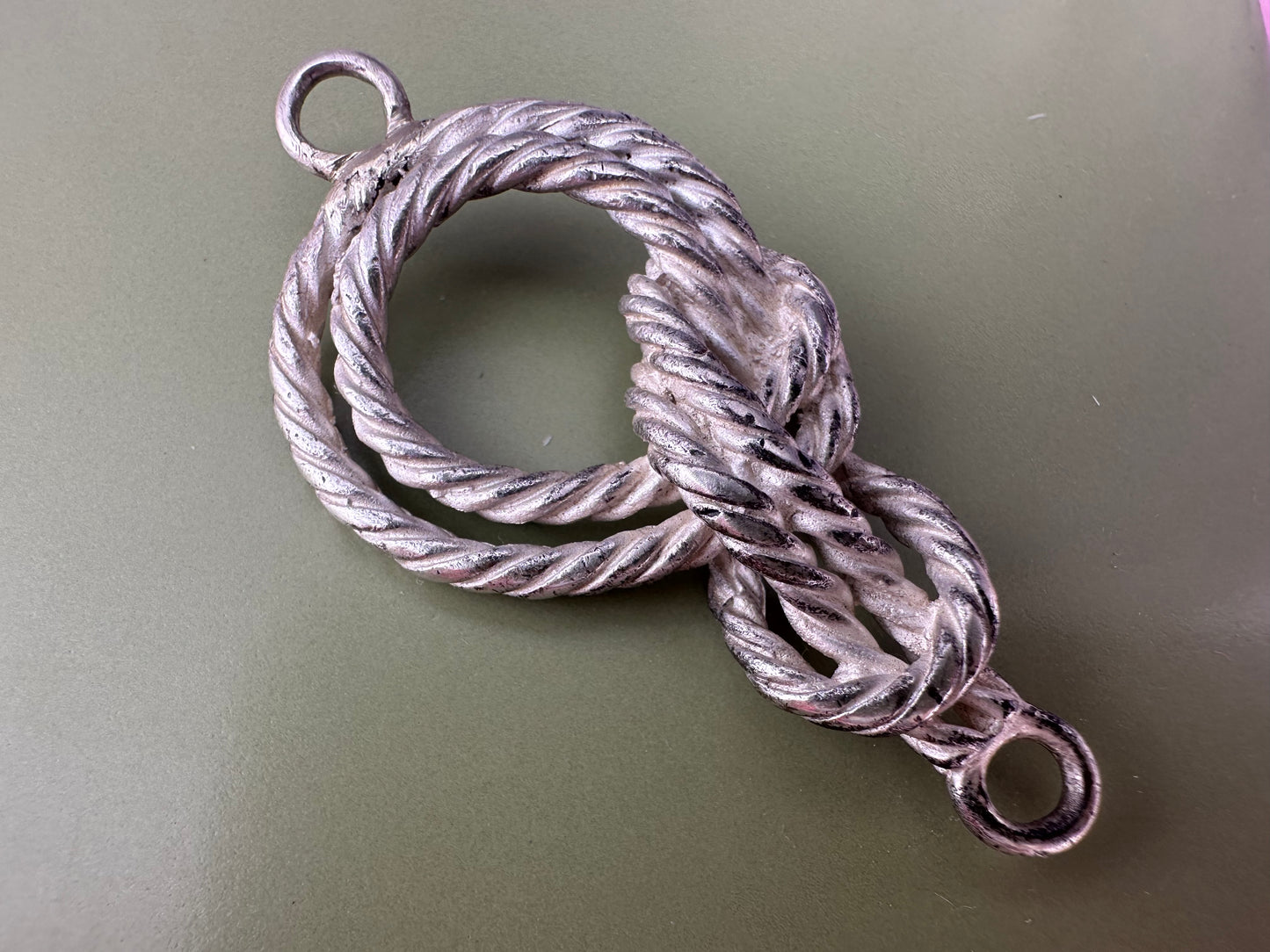Sterling Silver Knot Claspless extender