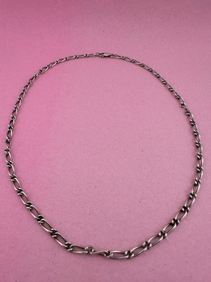 Sterling Silver Long and Short Curb chain