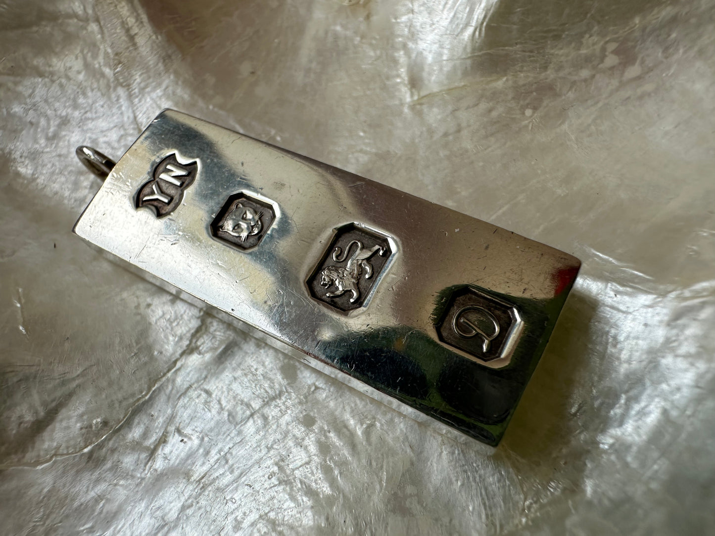 Silver Ingot Pendant 1978