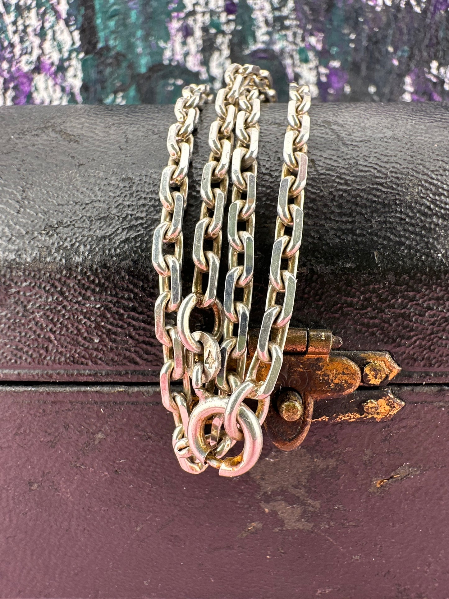 Balestra Sterling Silver Biker chain