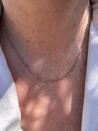 Antique 9ct Gold Knot Chain