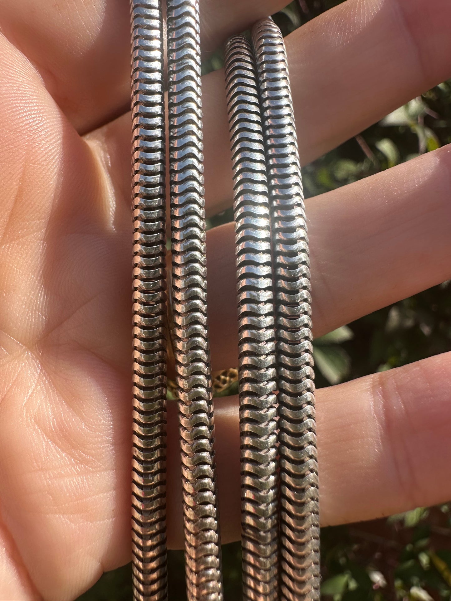 Sterling Silver Chunky Snake chain