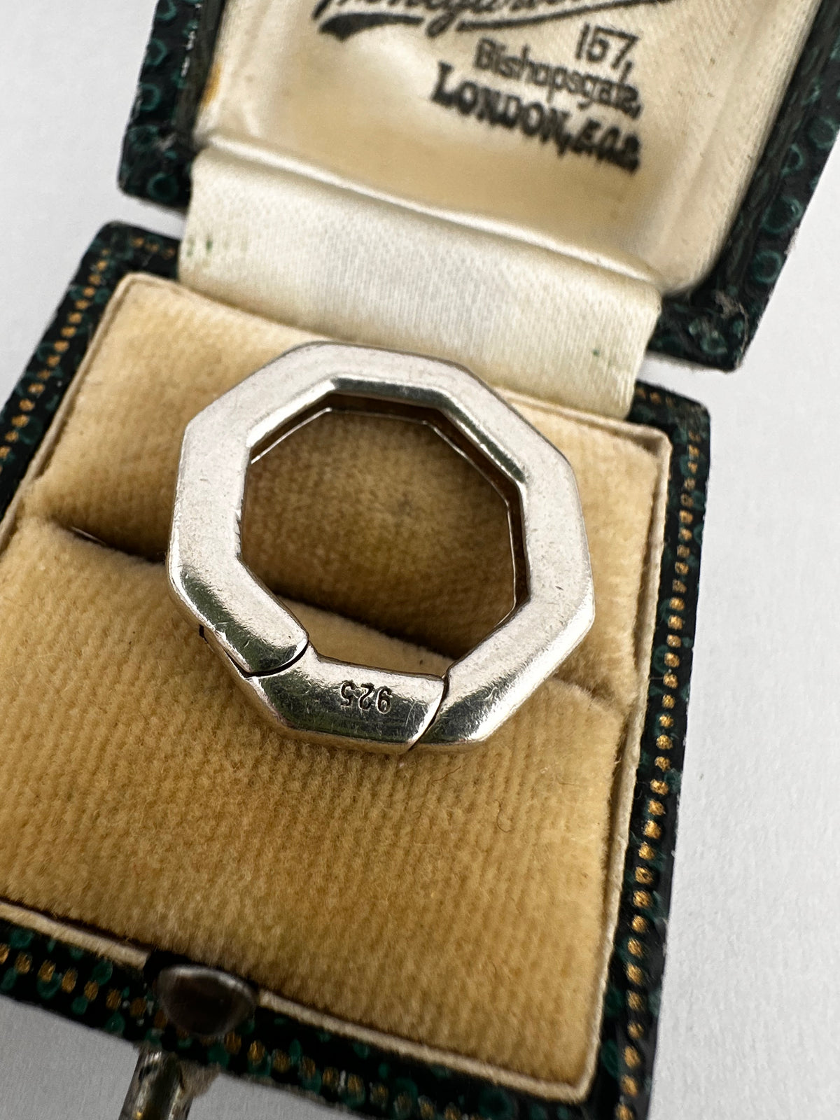 Sterling Silver Octagon connector
