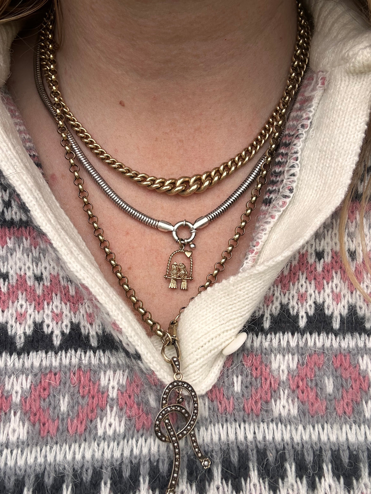 Sterling Silver Snake chain with Bolt clasp